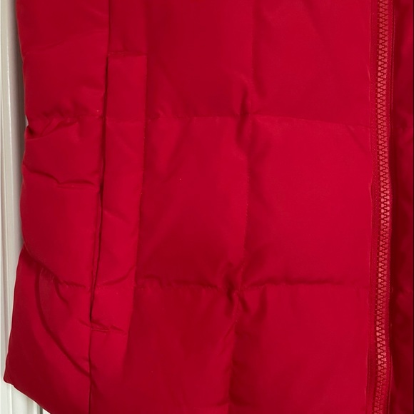NWT Lands End Red Down Puffer Vest XS - Picture 7 of 8